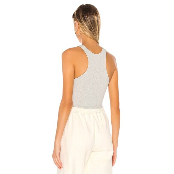 Superdown Annora Knot Top Heather Grey Sz M - Picture 3 of 9